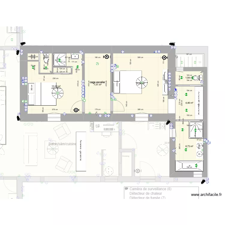 Talon comptoir modifi&eacute; . Plan de 