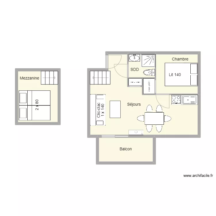 Lapon B 22. Plan de 