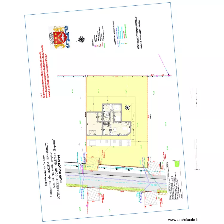 maison rozier  plain pied   16/12/2022. Plan de 