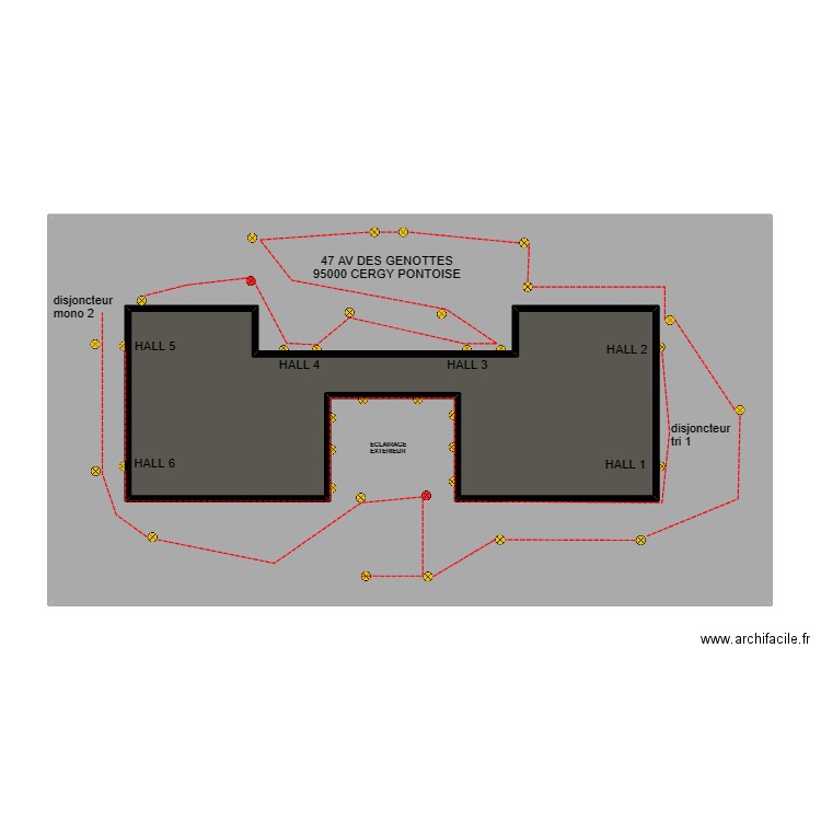 CERGY. Plan de 0 pièce et 0 m2