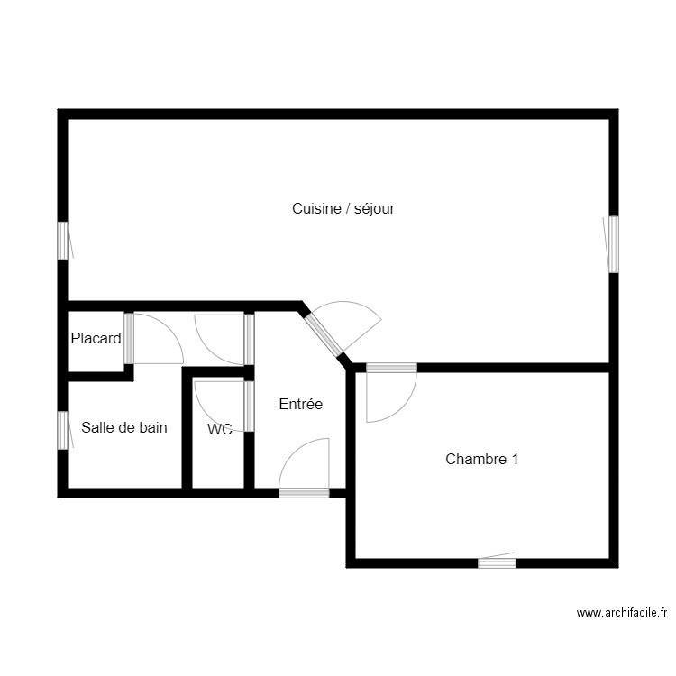ERARD 2éme étage gauche SAINT MHERVE. Plan de 0 pièce et 0 m2