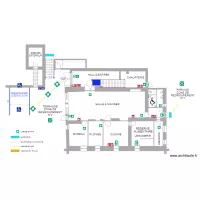 BAT 1 NIVEAU 0 APRES TRAVAUX MONTE ESCALIER DEPLI&Eacute;