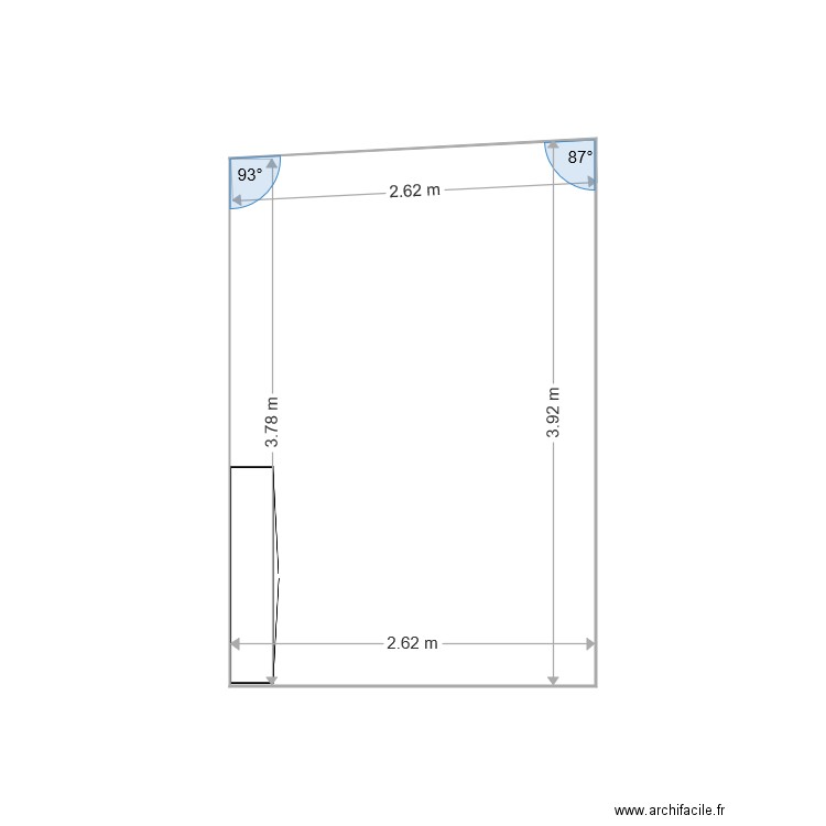 piece creche. Plan de 0 pièce et 0 m2