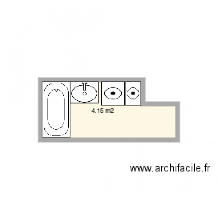 CAPGRAS SDB ACTUEL 20160721. Plan de 0 pièce et 0 m2