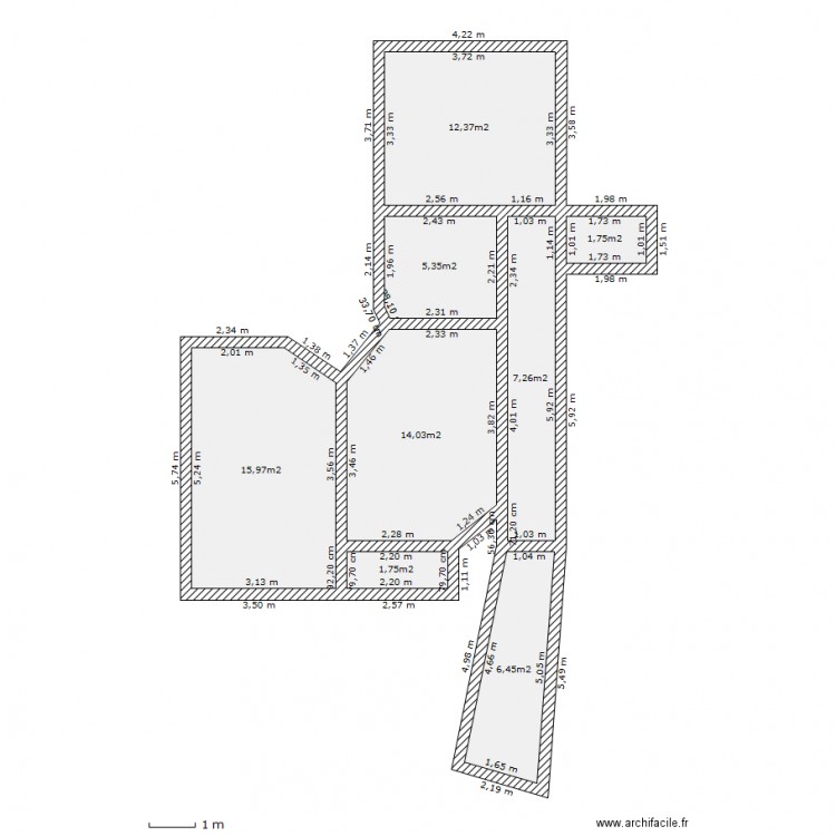 2ème. Plan de 0 pièce et 0 m2