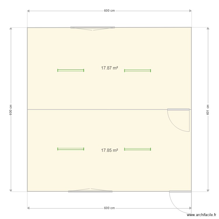 RCA Florennes. Plan de 0 pièce et 0 m2