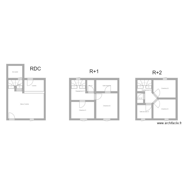 350601546. Plan de 14 pièces et 83 m2