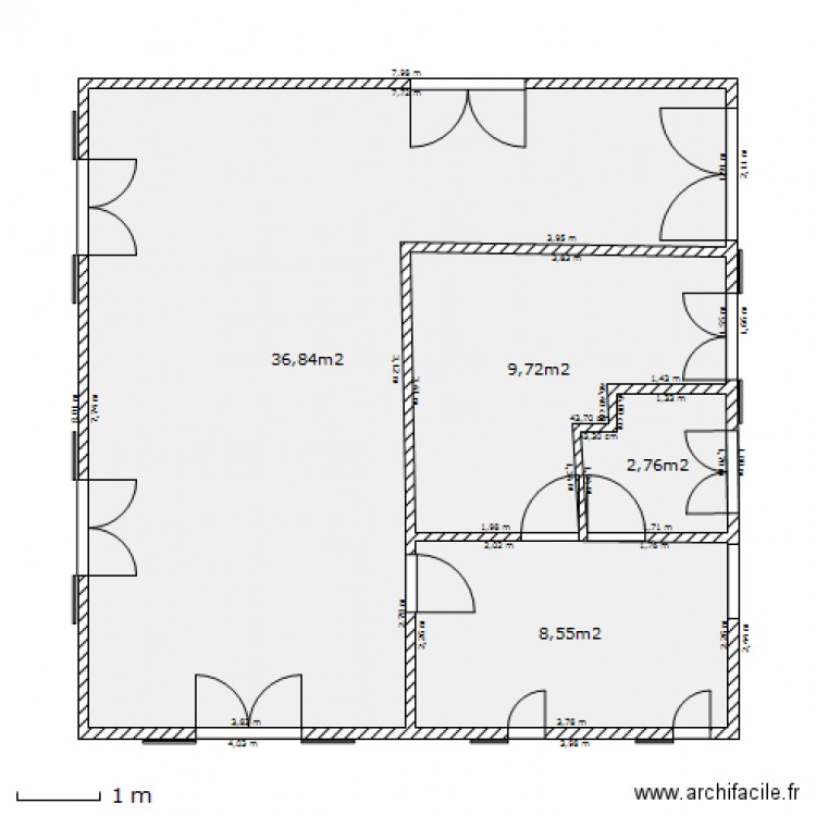 2eme à finir. Plan de 0 pièce et 0 m2