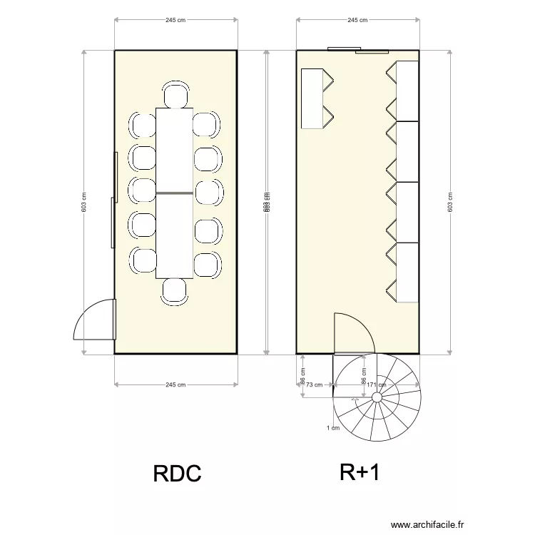 REPPELIN LYON 6. Plan de 