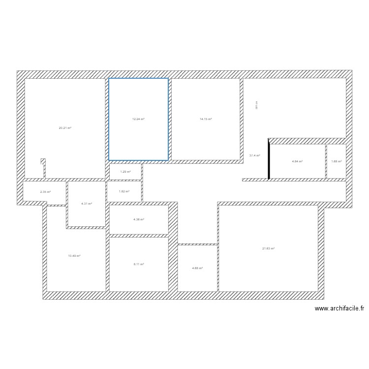 Pacaj av Wilson. Plan de 0 pièce et 0 m2