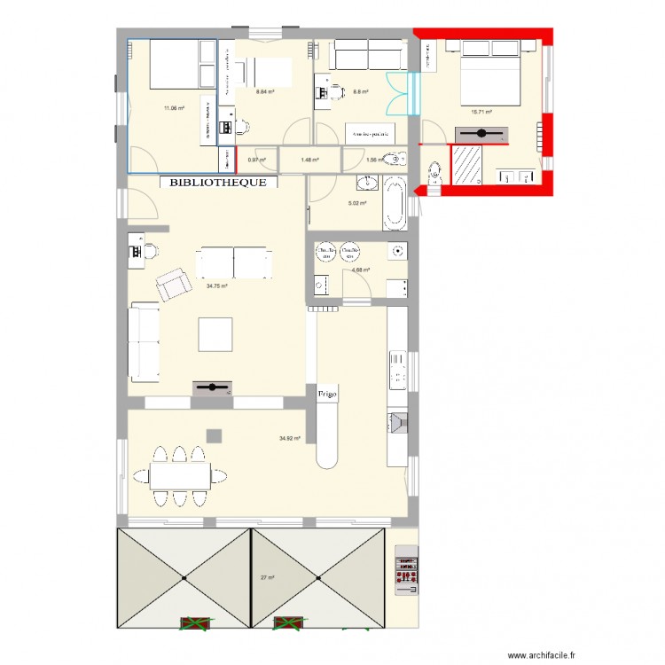 Mornas Prévision avec meuble. Plan de 0 pièce et 0 m2