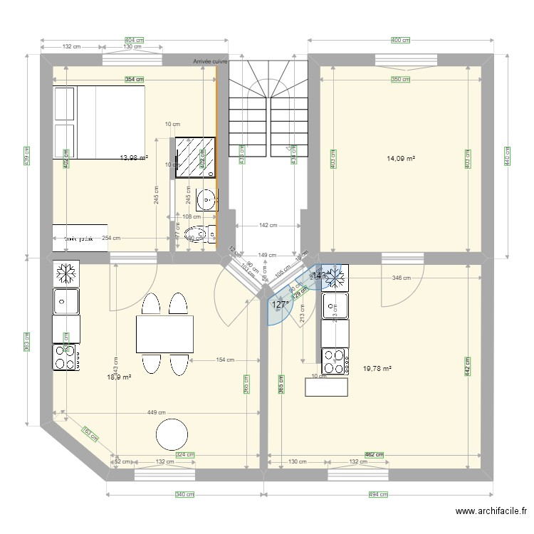 Antoine plan 3 Abbaye 32 Avril. Plan de 0 pièce et 0 m2