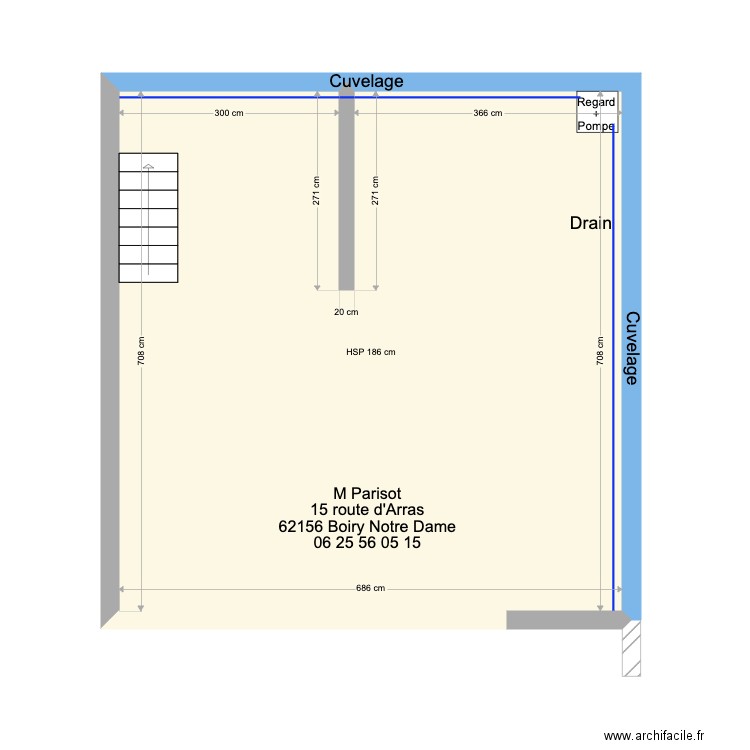 Plan M Parisot. Plan de 0 pièce et 0 m2