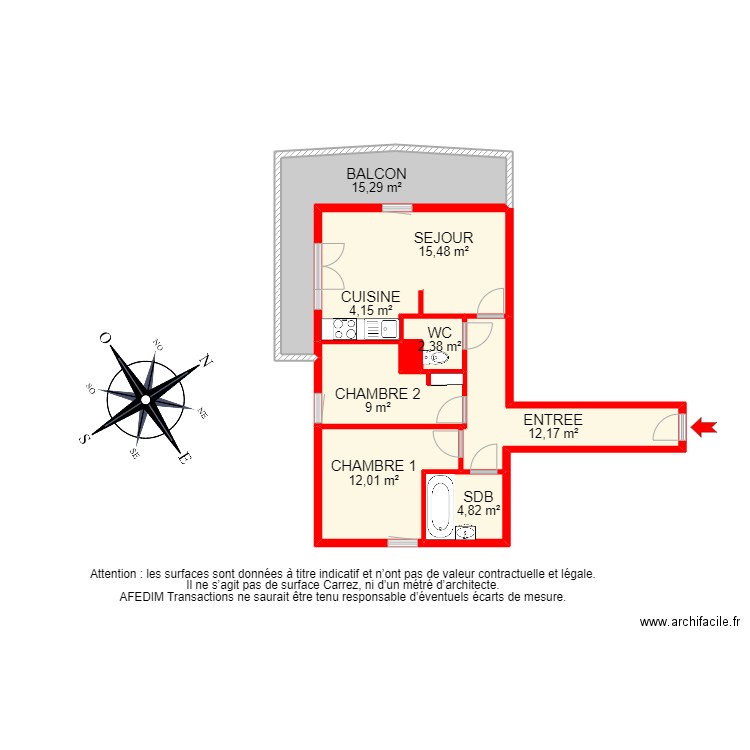 BI12114 - Apprt. Plan de 0 pièce et 0 m2