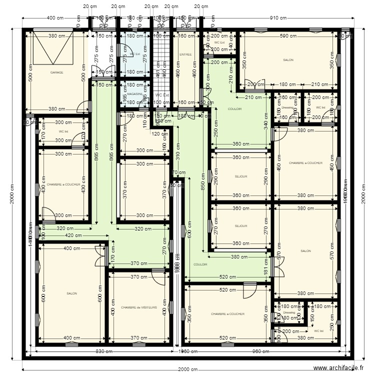 Plan 20x20 Clien 26411240 V2. Plan de 0 pièce et 0 m2