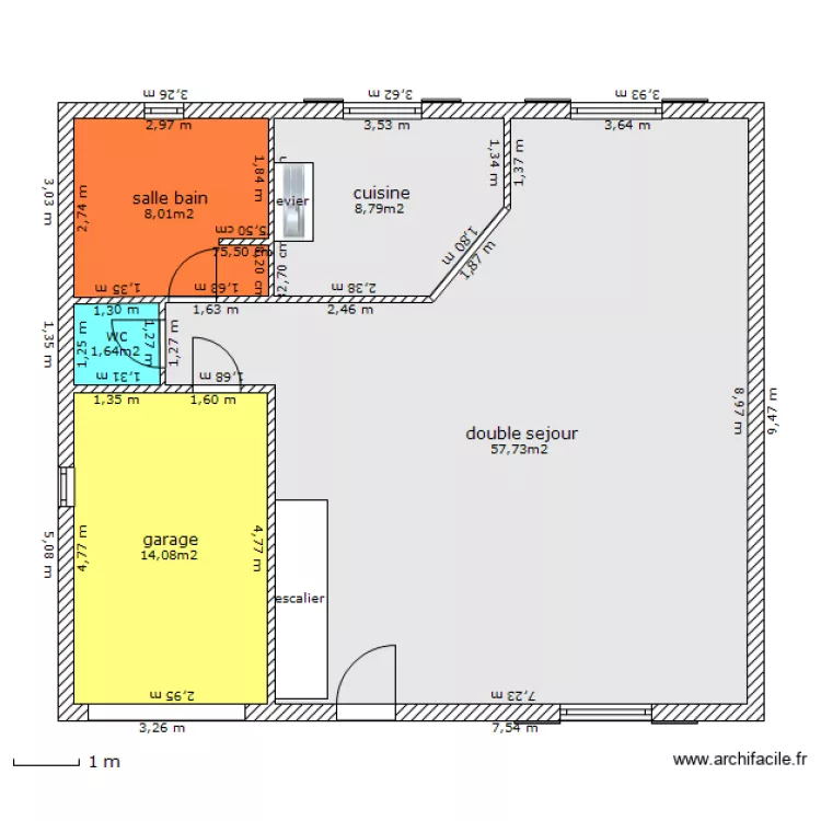sci les glycines. Plan de 