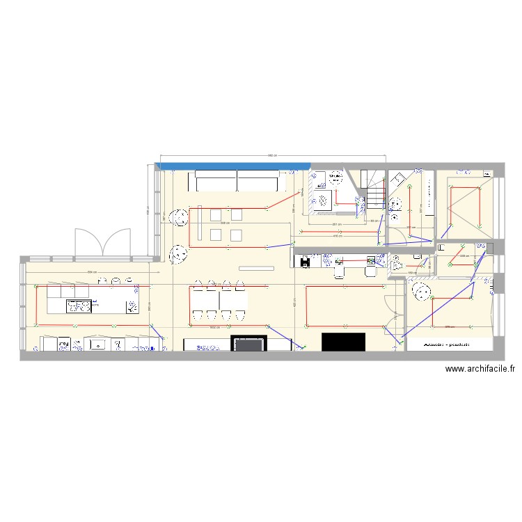 107 plan rdc agencement. Plan de 0 pièce et 0 m2