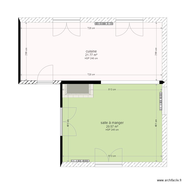 VANDROUX apres. Plan de 0 pièce et 0 m2