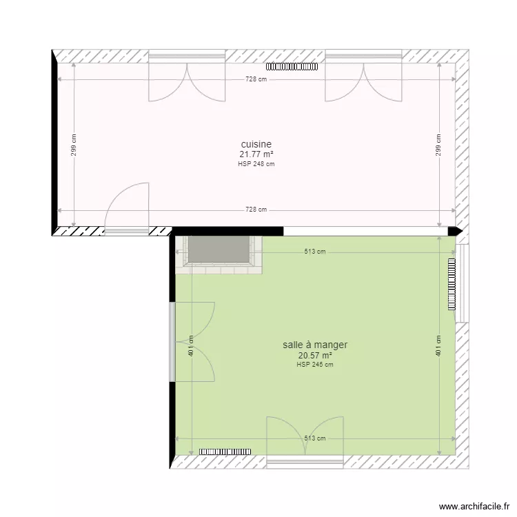 VANDROUX apres. Plan de 