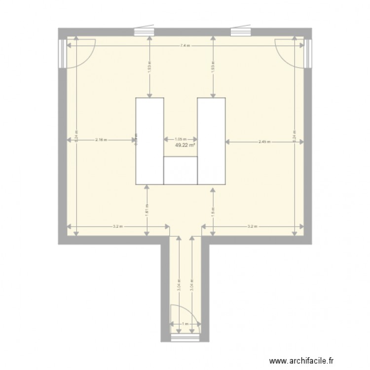 Laboratoire Lycée SainT Joseph La Pommeraye. Plan de 0 pièce et 0 m2