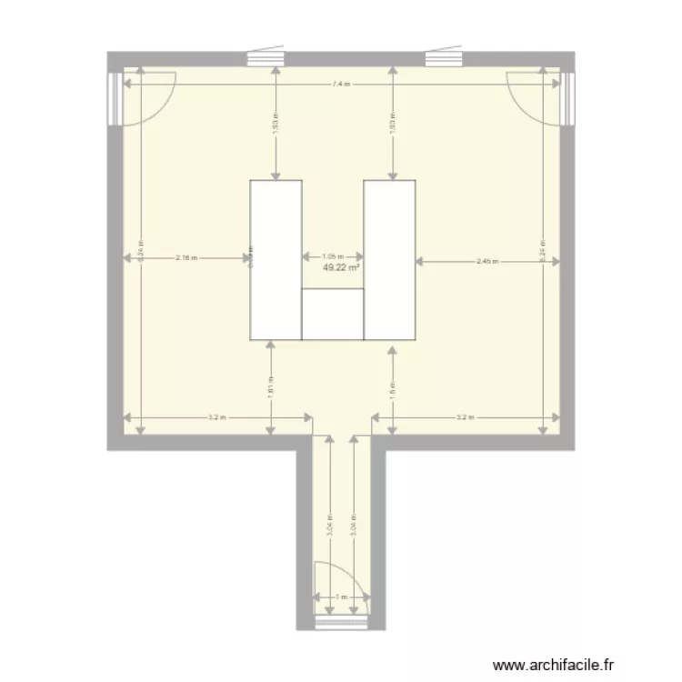 Laboratoire Lyc&eacute;e SainT Joseph La Pommeraye. Plan de 