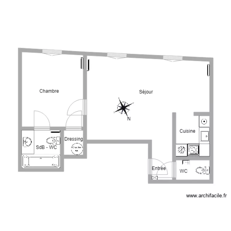 Tilleuls 32 F. Plan de 