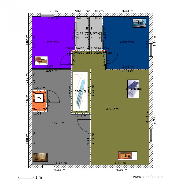 Sous-sol. Plan de 0 pièce et 0 m2