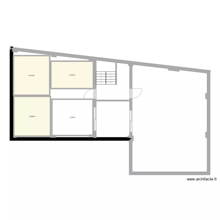Plan 2&egrave;m/2 Etage 19 FM. Plan de 