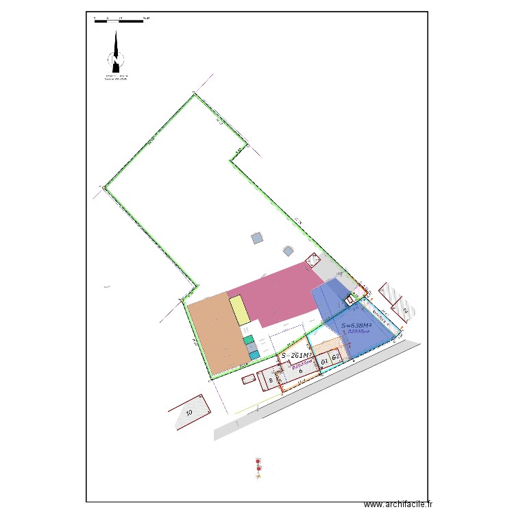 PLAN M. Plan de 0 pièce et 0 m2