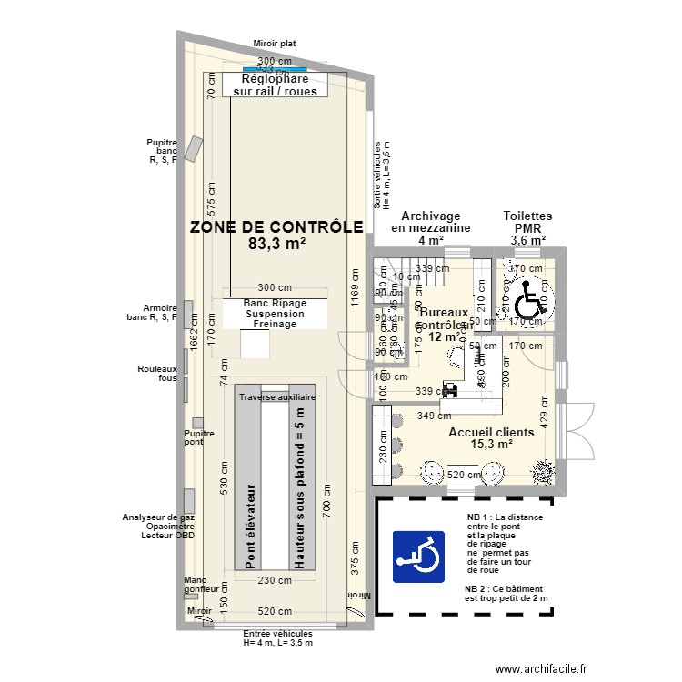 CCT VL DIEUPENTALE 3 V1. Plan de 5 pièces et 116 m2