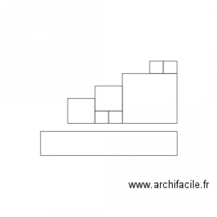 meuble escalier. Plan de 0 pièce et 0 m2