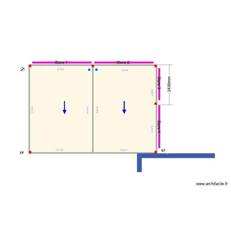 DUARTE Albufeira. Plan de 