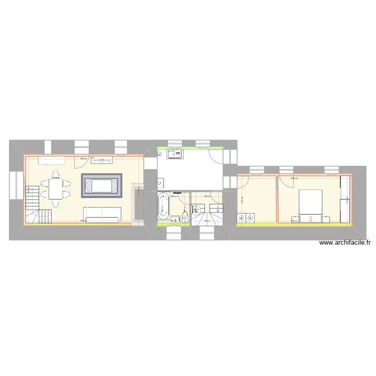 MOUNIER Nouveau. Plan de 