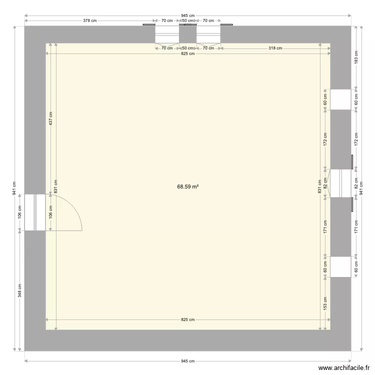 Combles. Plan de 