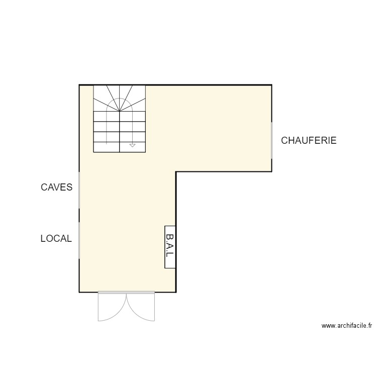 Plan caribou. Plan de 0 pièce et 0 m2