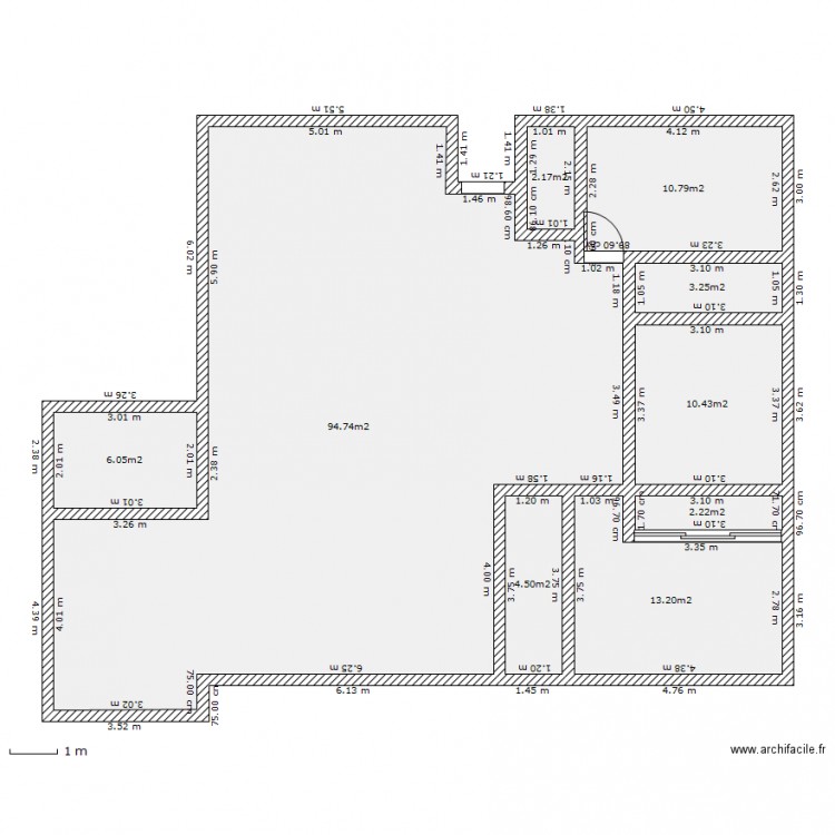 PROJET 2. Plan de 0 pièce et 0 m2
