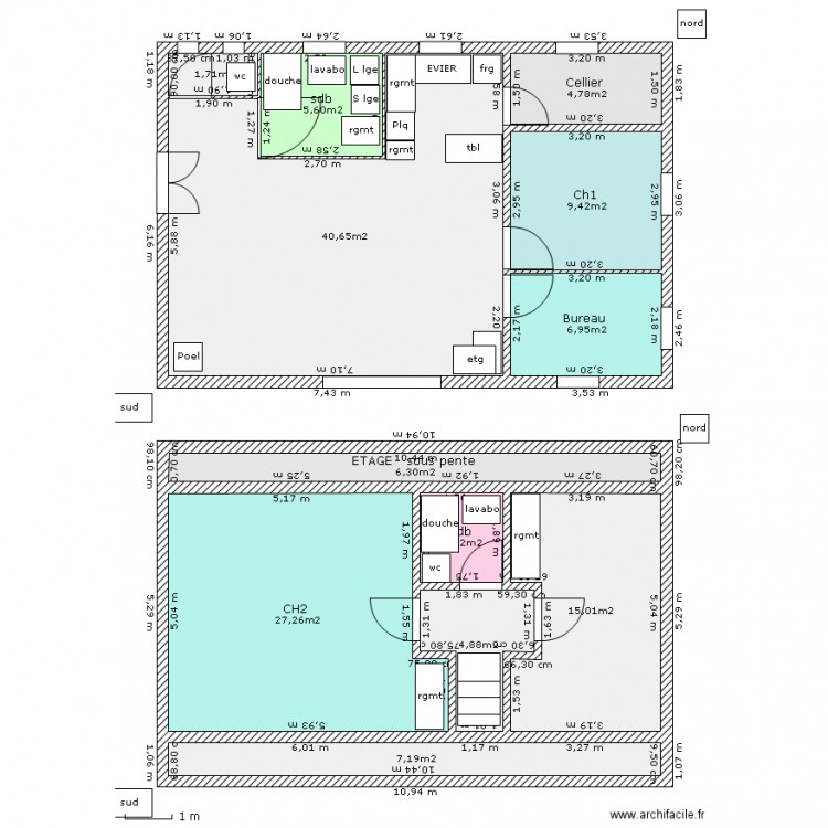 Maison simple-2. Plan de 0 pièce et 0 m2