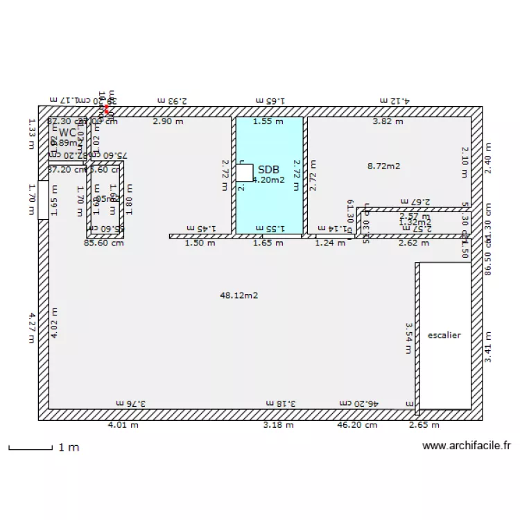 etage 3. Plan de 