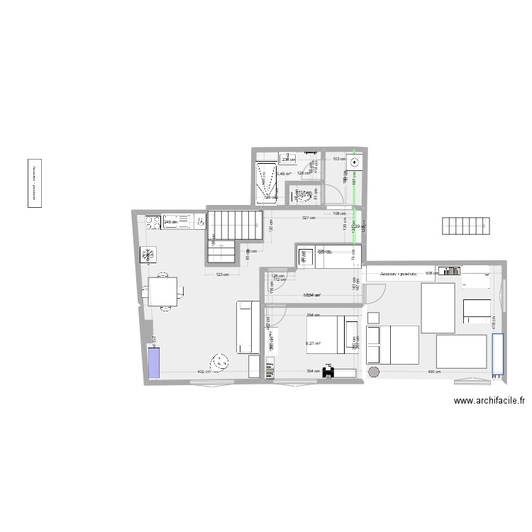 extension2. Plan de 0 pièce et 0 m2