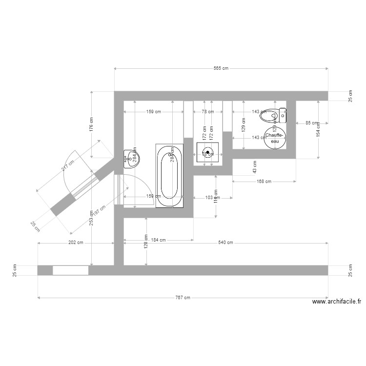 mont chera 6 2 et 6 1 juillet 2020 SDB. Plan de 0 pièce et 0 m2