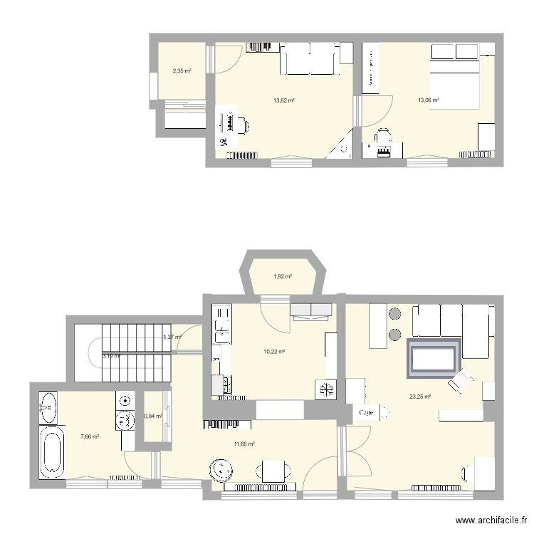 Tison des Doulx. Plan de 0 pièce et 0 m2