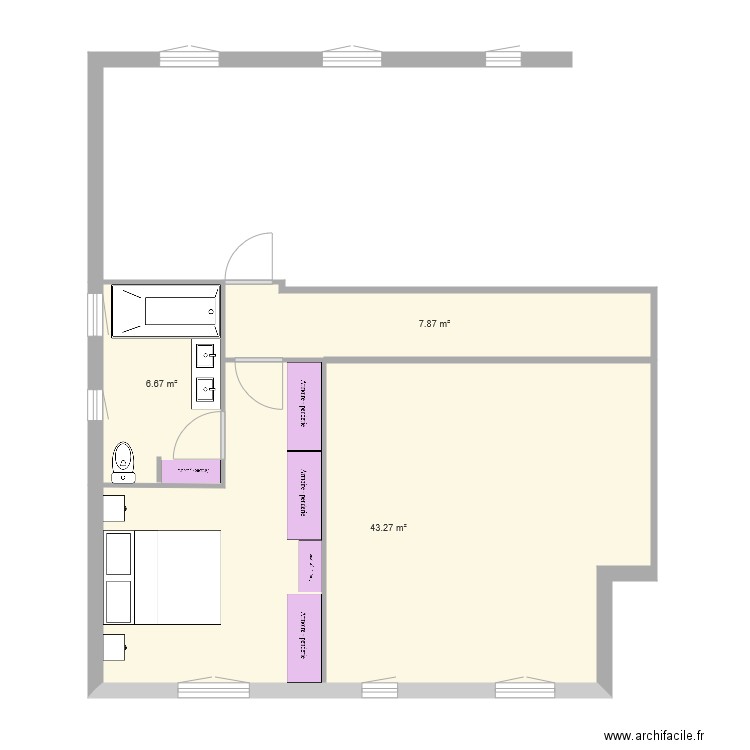 suite parentale Sylvie 1. Plan de 0 pièce et 0 m2