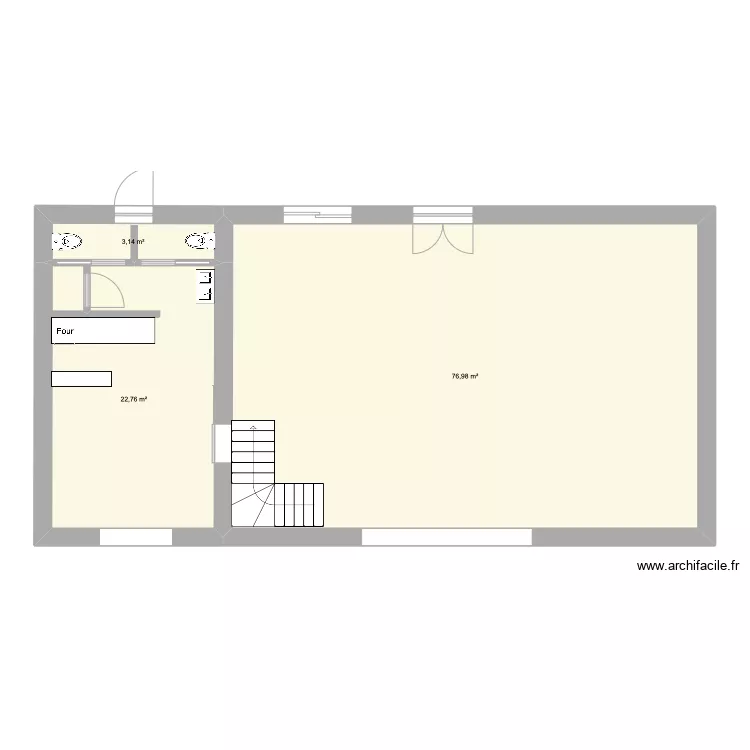 Fromagerie Grange 4 bis. Plan de 
