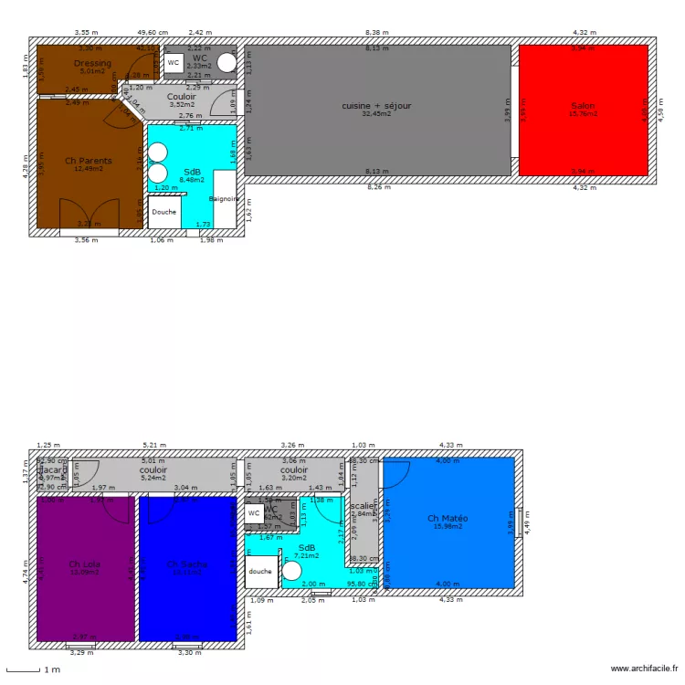 Maison Yoyo projet agrandissement 2.2. Plan de 