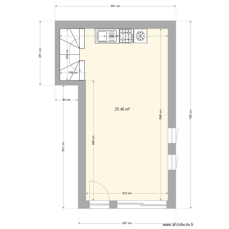 Filippini Projet Reillane RDC. Plan de 0 pièce et 0 m2