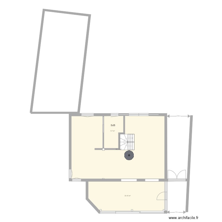 Maison Vaux sur mer. Plan de 0 pièce et 0 m2