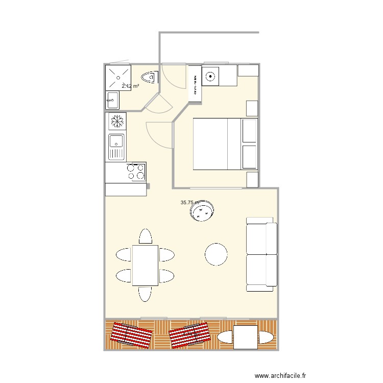 Heol Réel T2 V4. Plan de 0 pièce et 0 m2