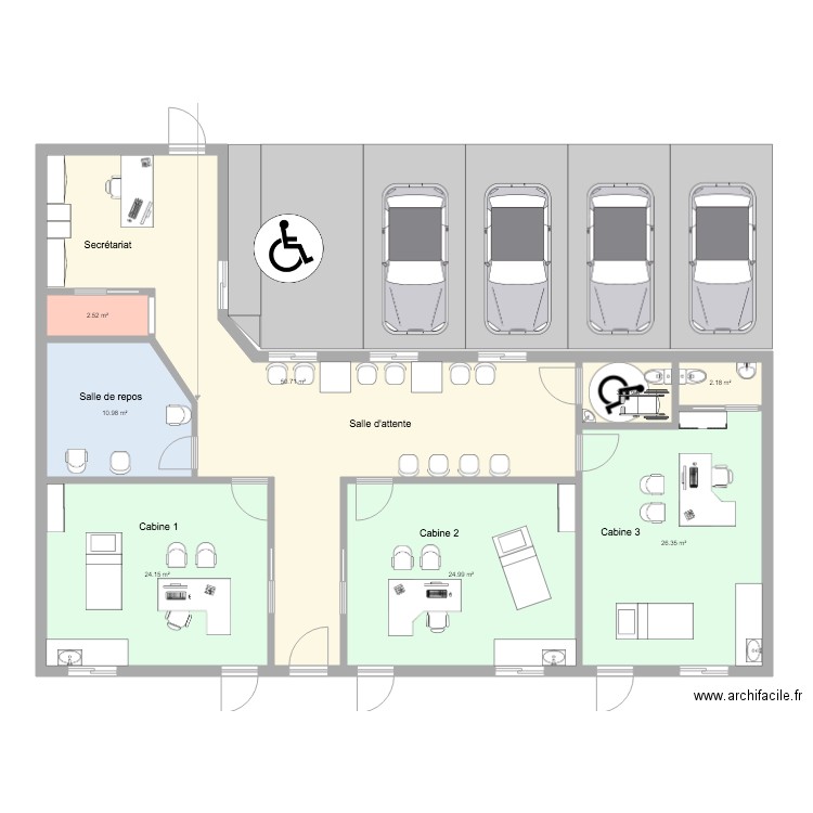 médical Plan dessiné par gustavoluis