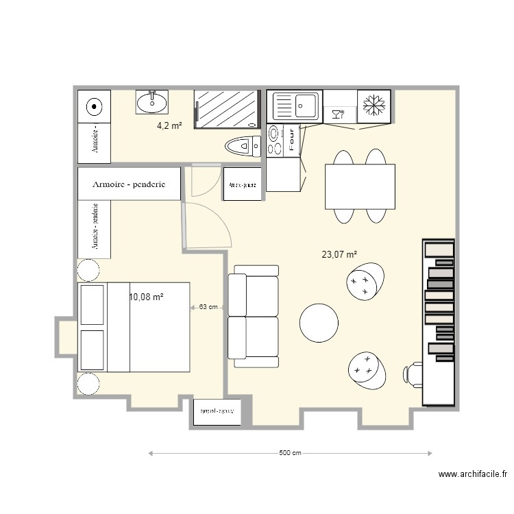 2 PIECES ST LEGER 21 11 06 1833. Plan de 0 pièce et 0 m2