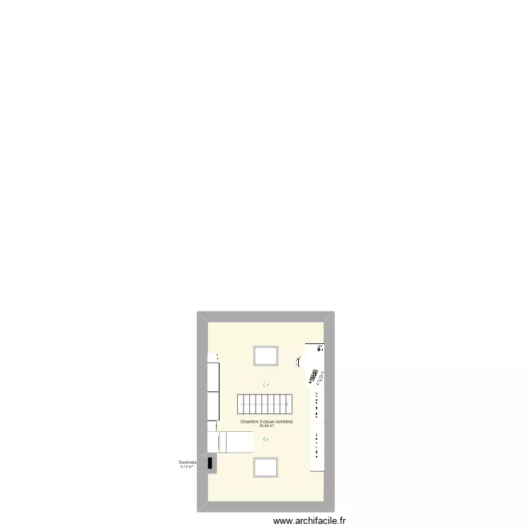R. du Sapin-Vert (grenier). Plan de R. du Sapin-Vert (grenier). Plan de
